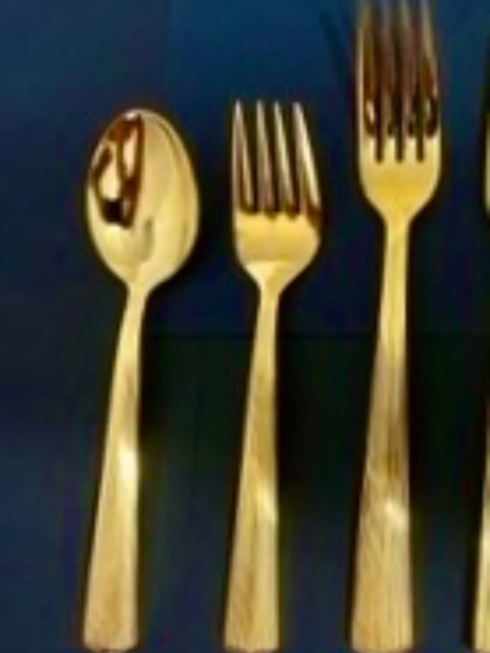 VINTAGE GOLD PLATED FLATWARE